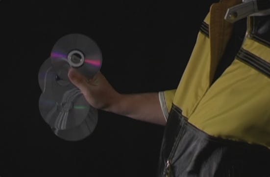 Producing a Fan of CDs 