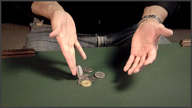 Coins Thru the Table Secret