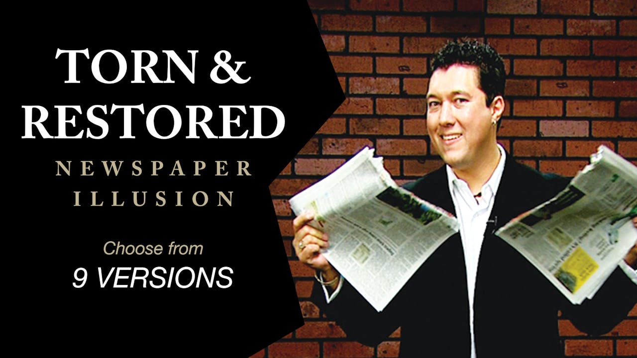 Torn & Restored Newspaper Illusion Complete Series