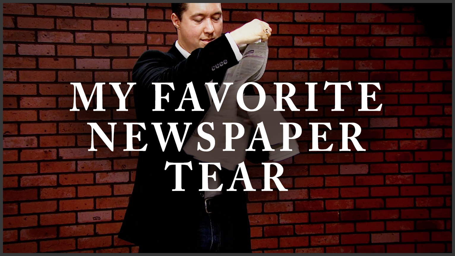 My Favorite Newspaper Tear