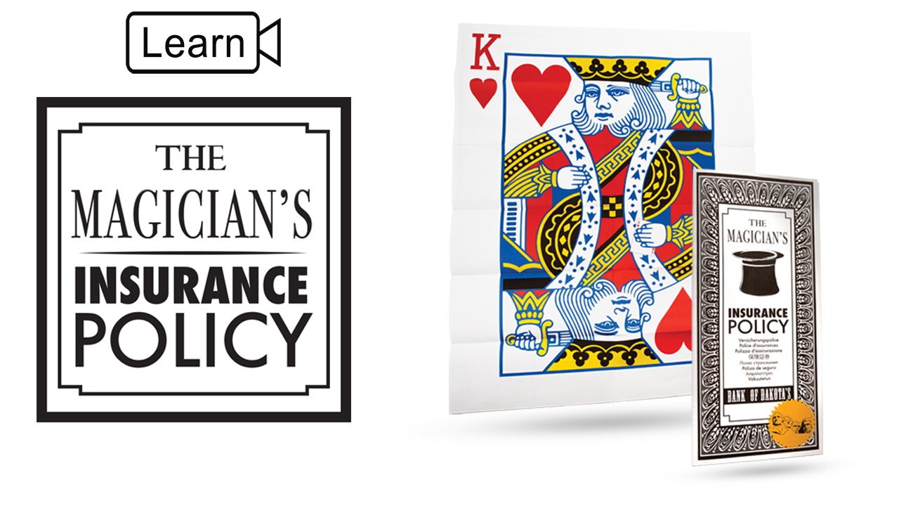 Magician's Insurance Policy - The Complete Course on MasterMagicTricks.com