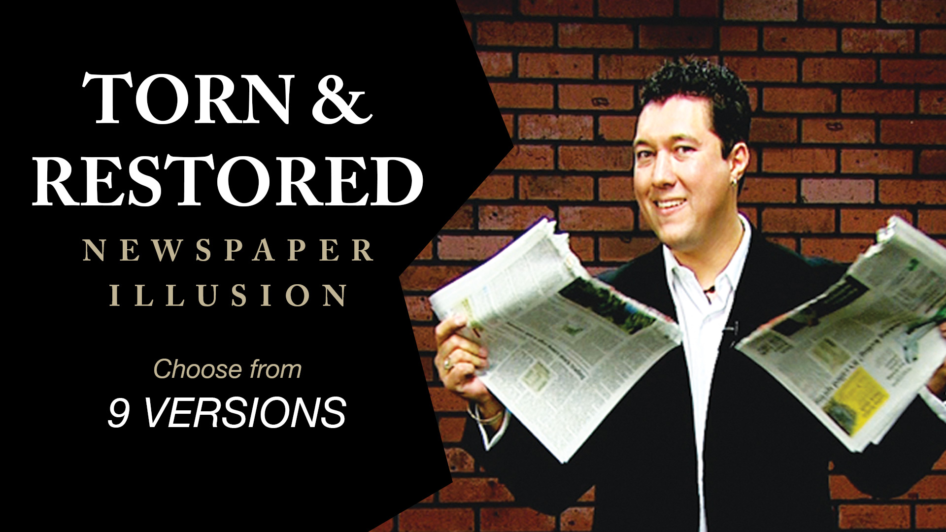 Torn & Restored Newspaper