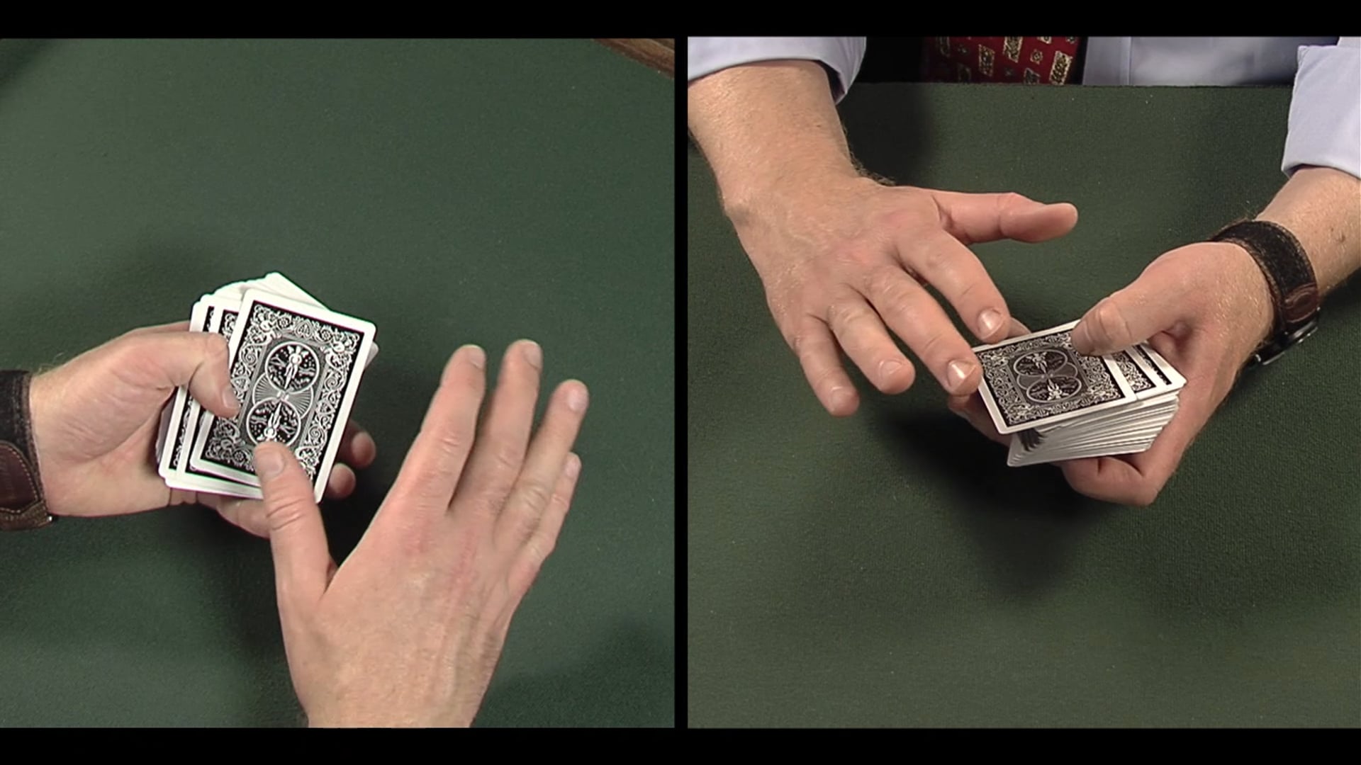 Subtle Method of Setting the Deck Openly 