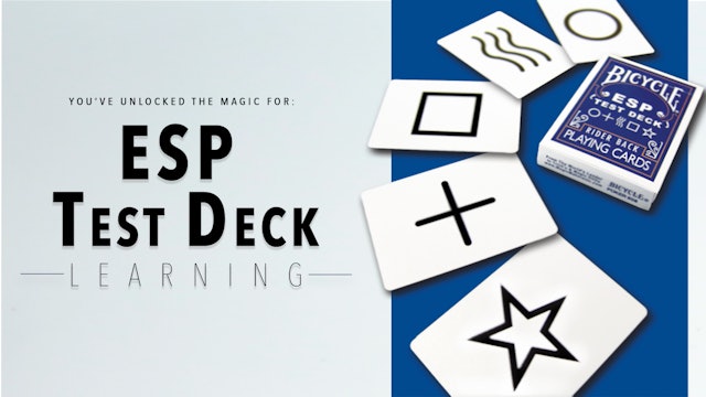 ESP Deck - The Complete Course on MasterMagicTricks.com