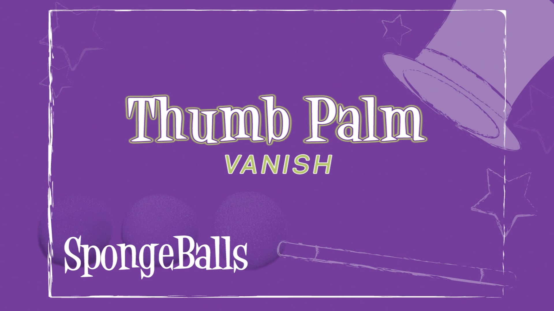 Thumb Palm Vanish