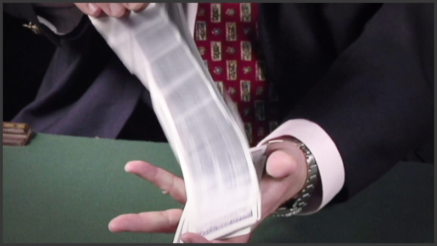 Pressure Fan, Springing the Cards plus Waterfall Shuffle