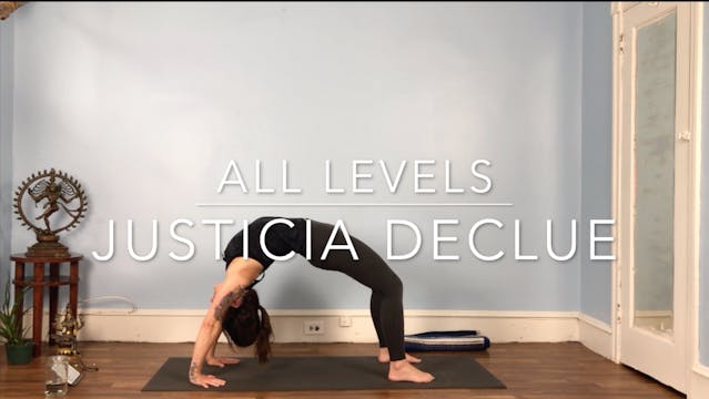 75 min all levels w/ Justicia: backbends