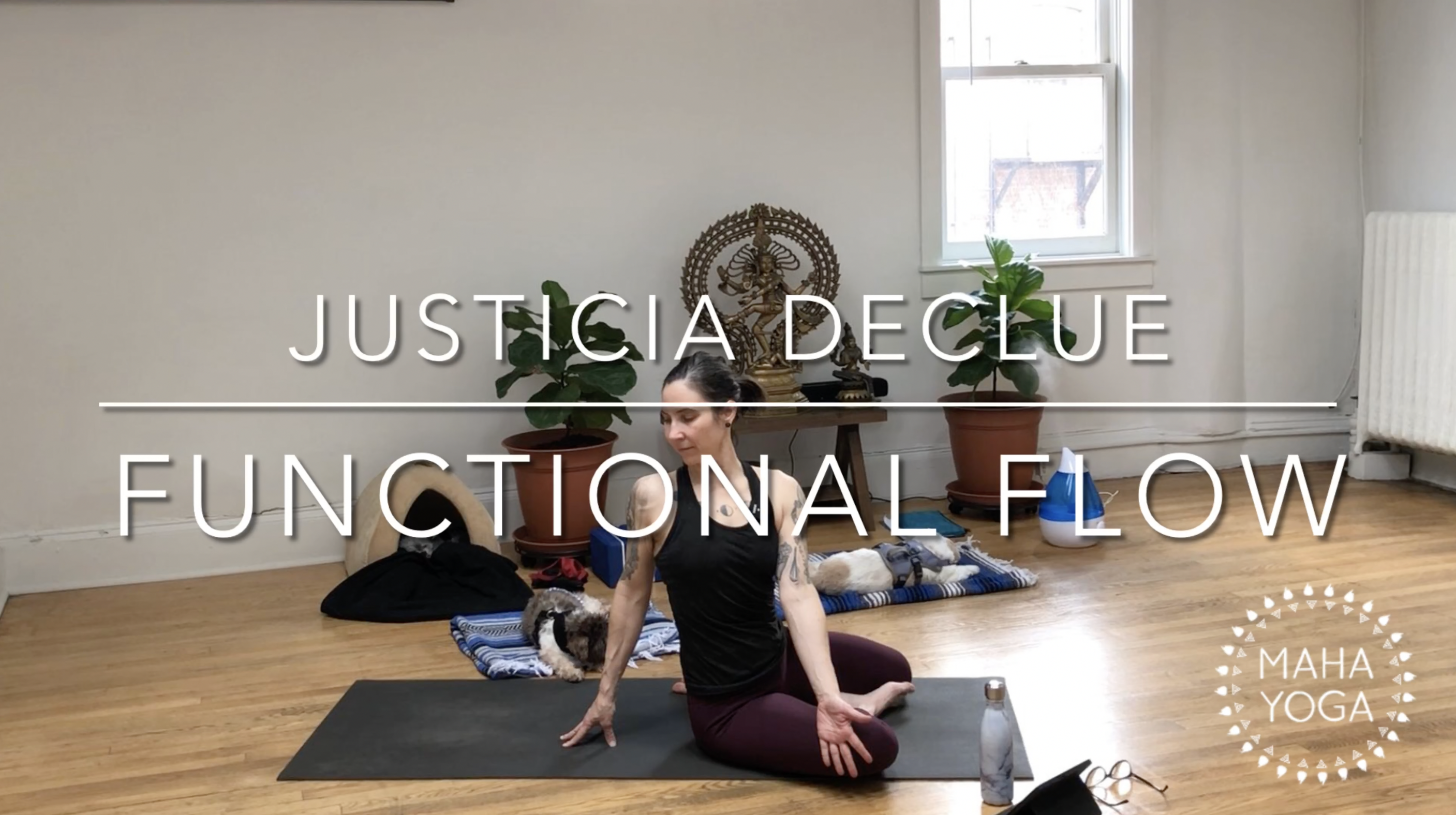 57 min functional flow w/ Justicia: hips + hamstrings