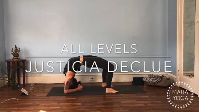 75 min all levels w/ Justicia: backbends