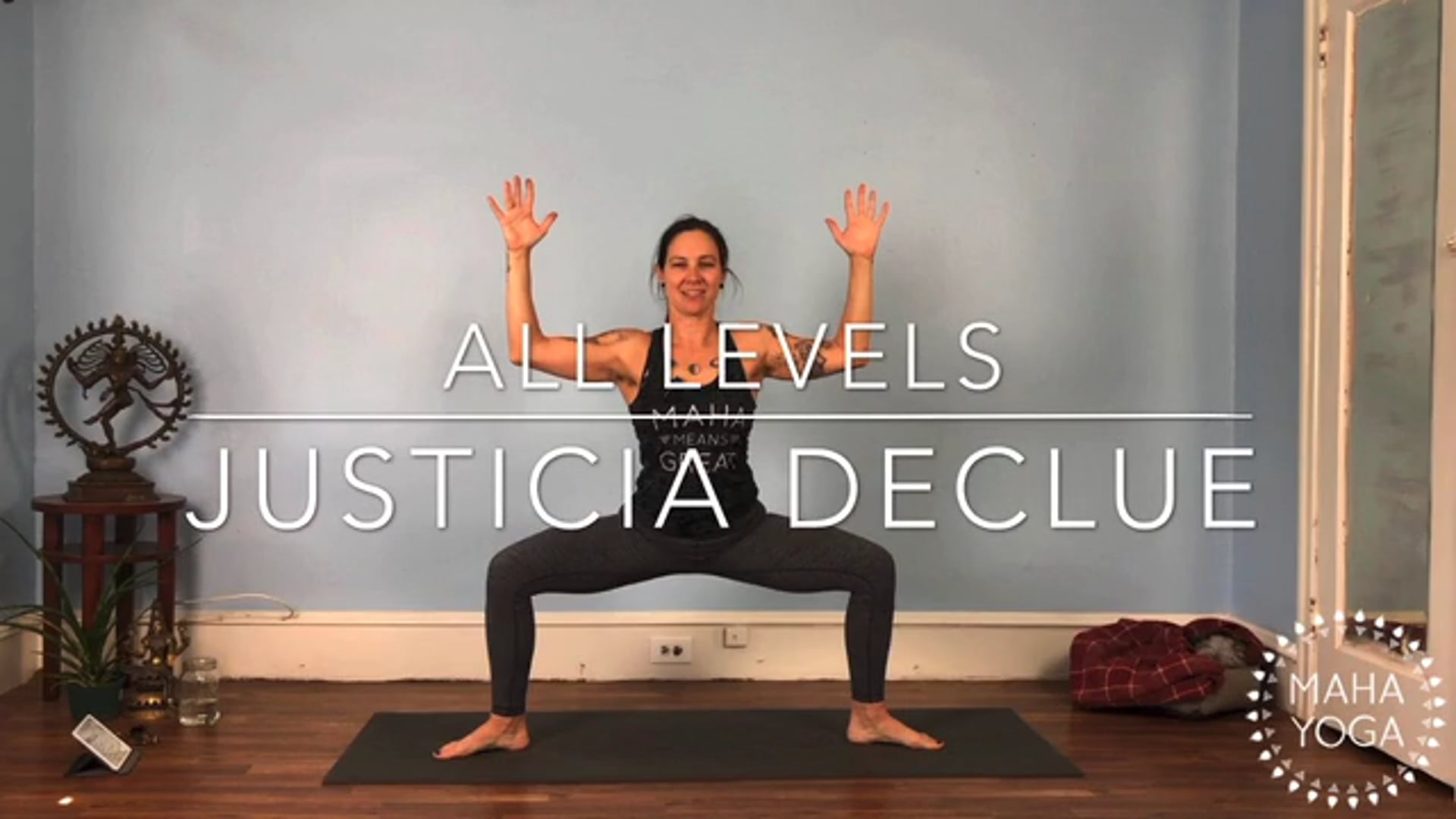 60 min all levels w/ Justicia: full spectrum