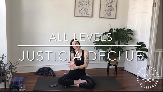 30 min all levels w/ Justicia: hand + wrist mobility (off the wrists)