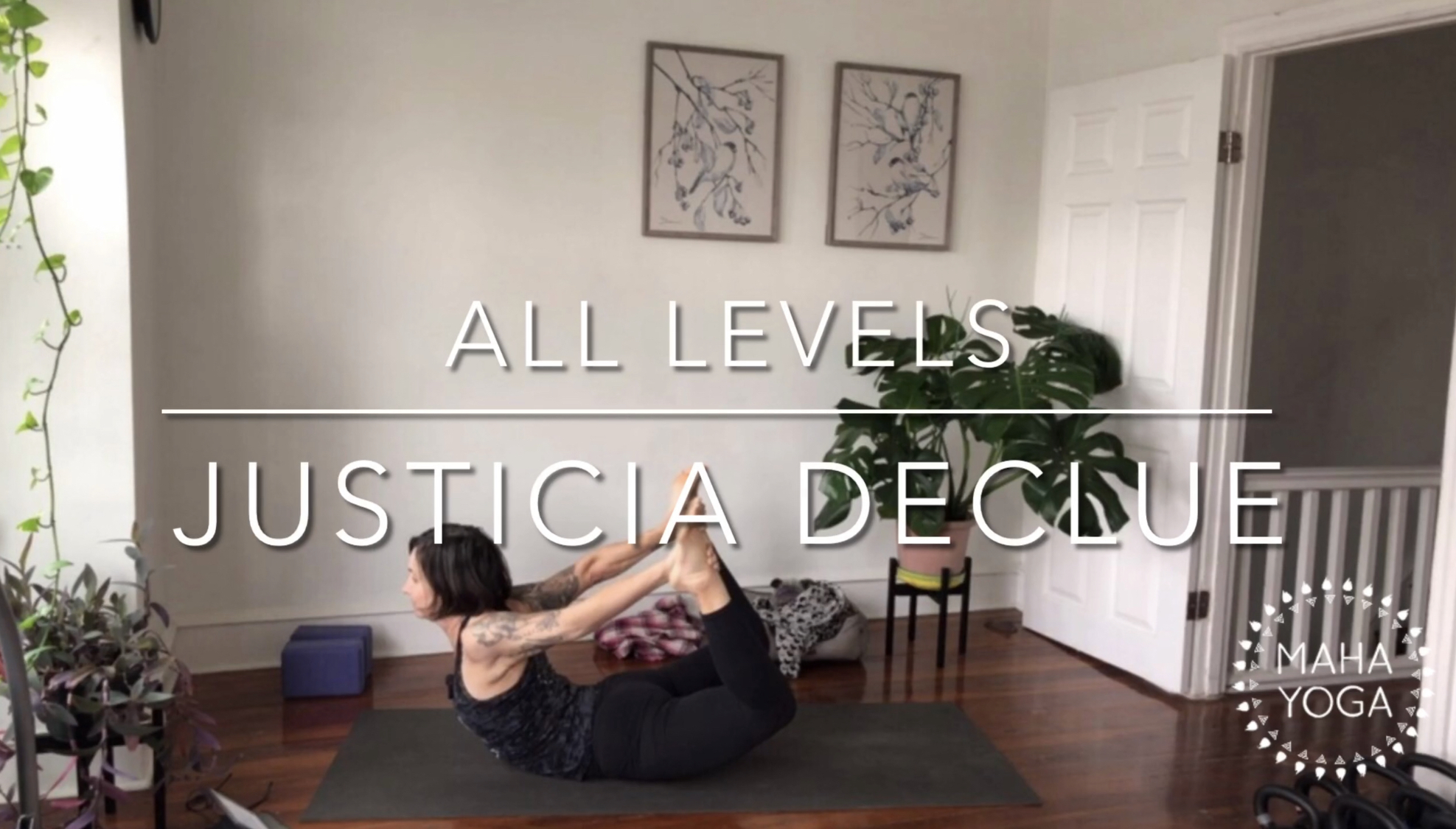 60 min all levels w/ Justicia: heart openers