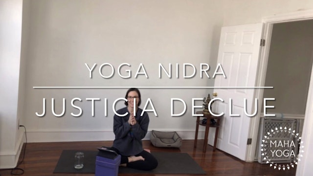 16 min yoga nidra w/ Justicia