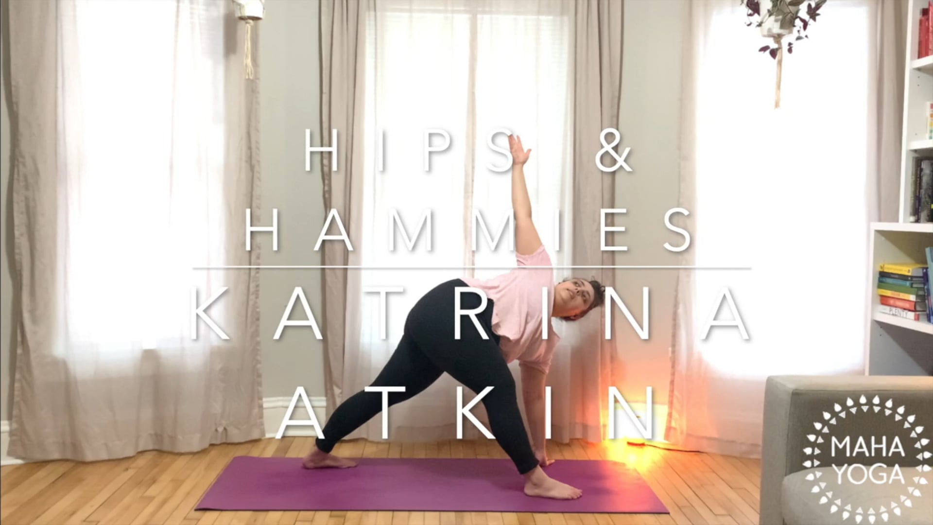 20 min all levels w/ Katrina: hips & hamstrings 
