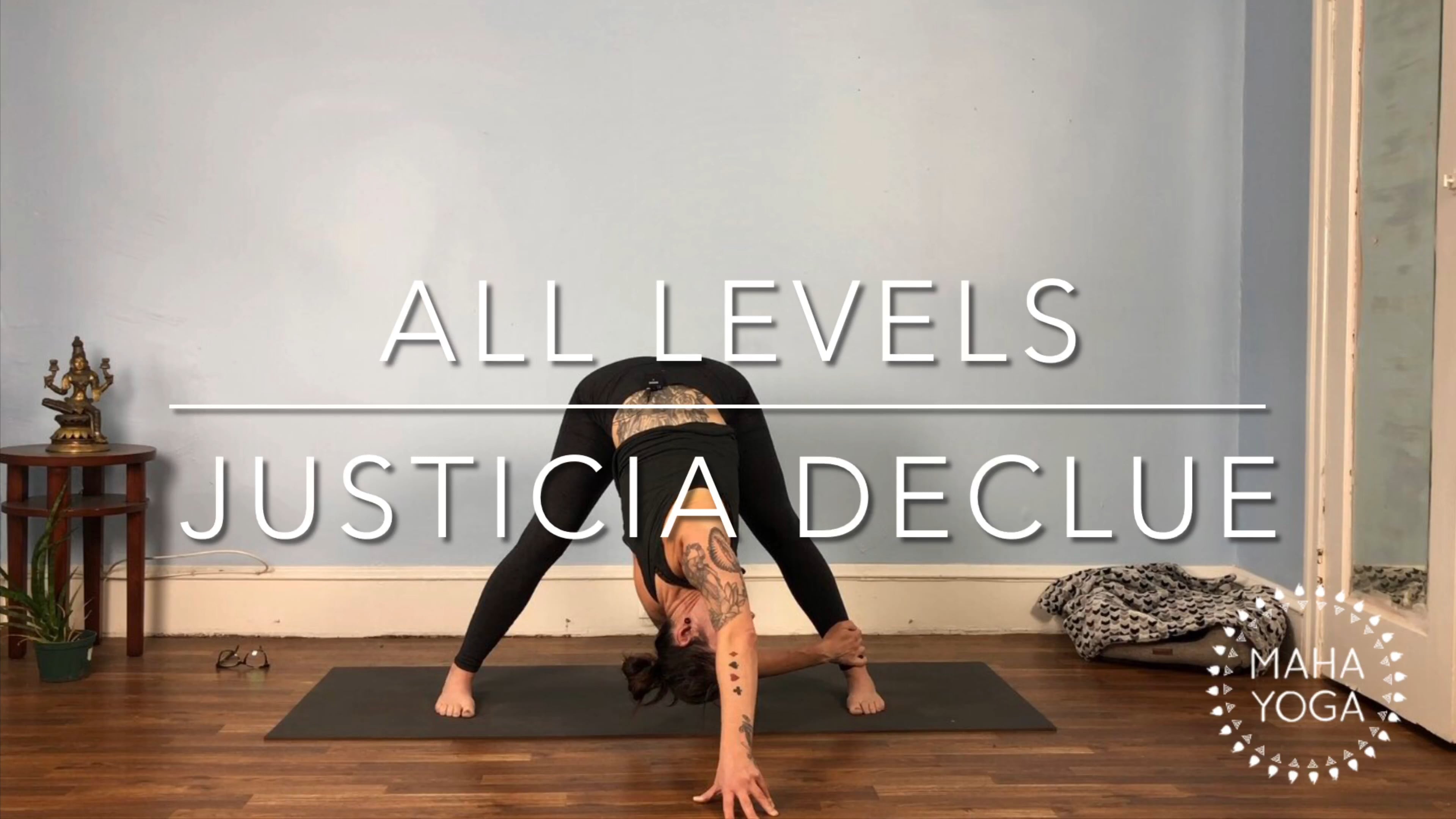 60 min all levels w/ Justicia: full spectrum with backbends