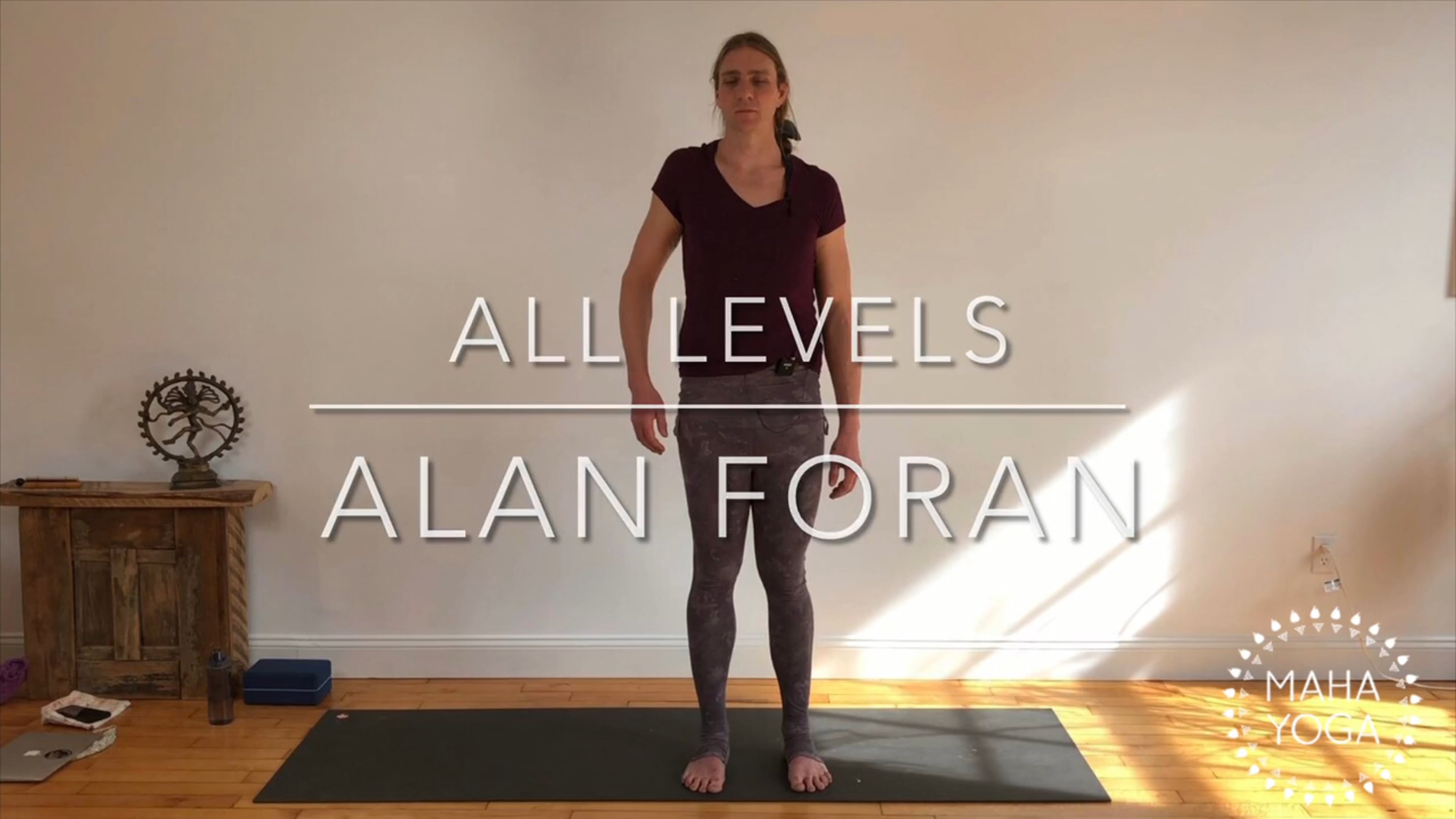 20 min all levels w/ Alan: warm up for the joints