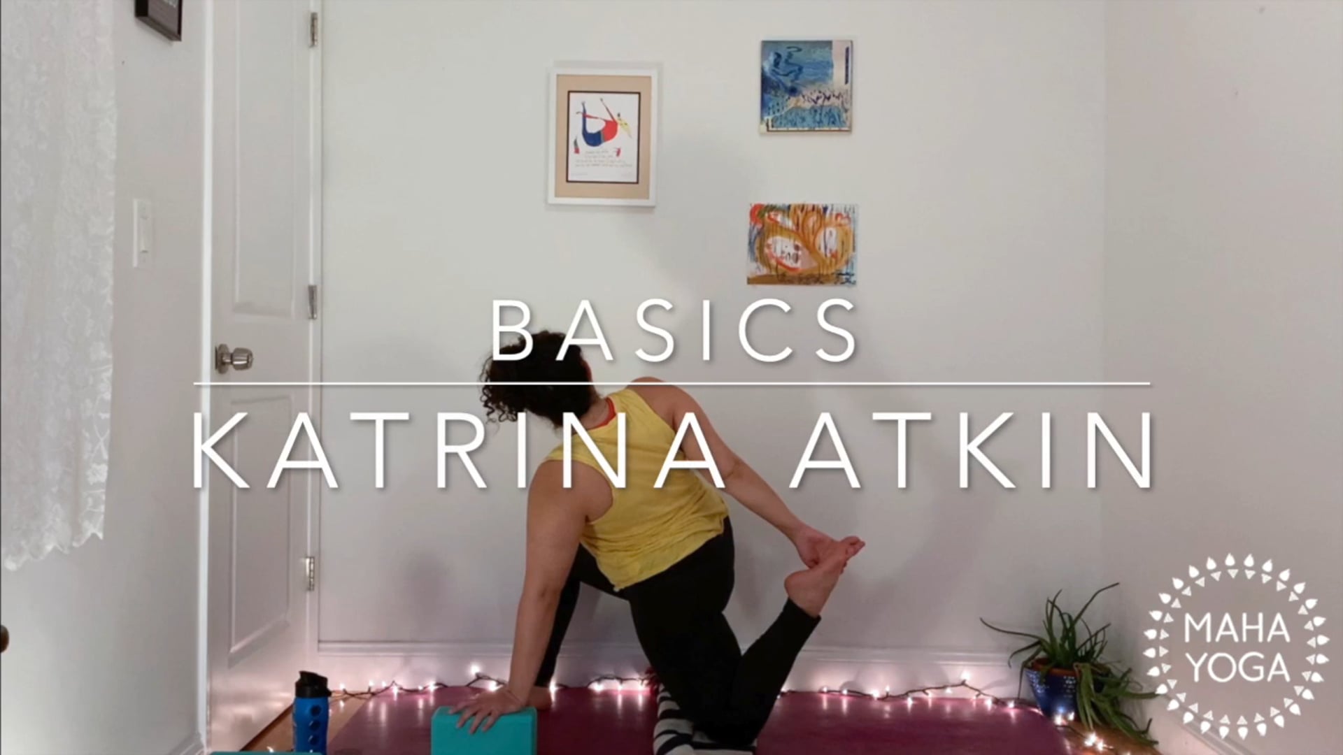 60 min basics w/ Katrina: self massage, hip openers, & balancing poses