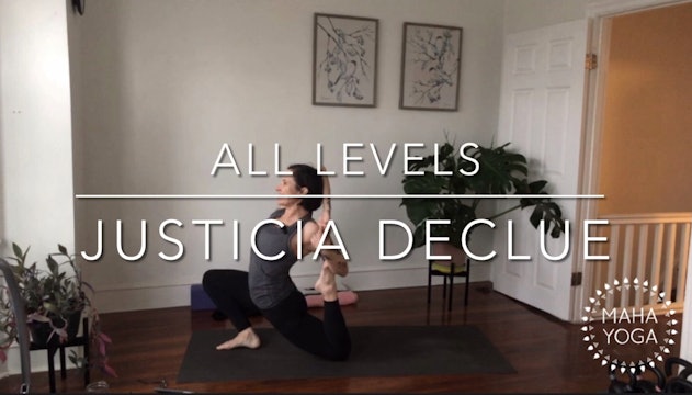 60 min all levels w/ Justicia: backbends + chest openers