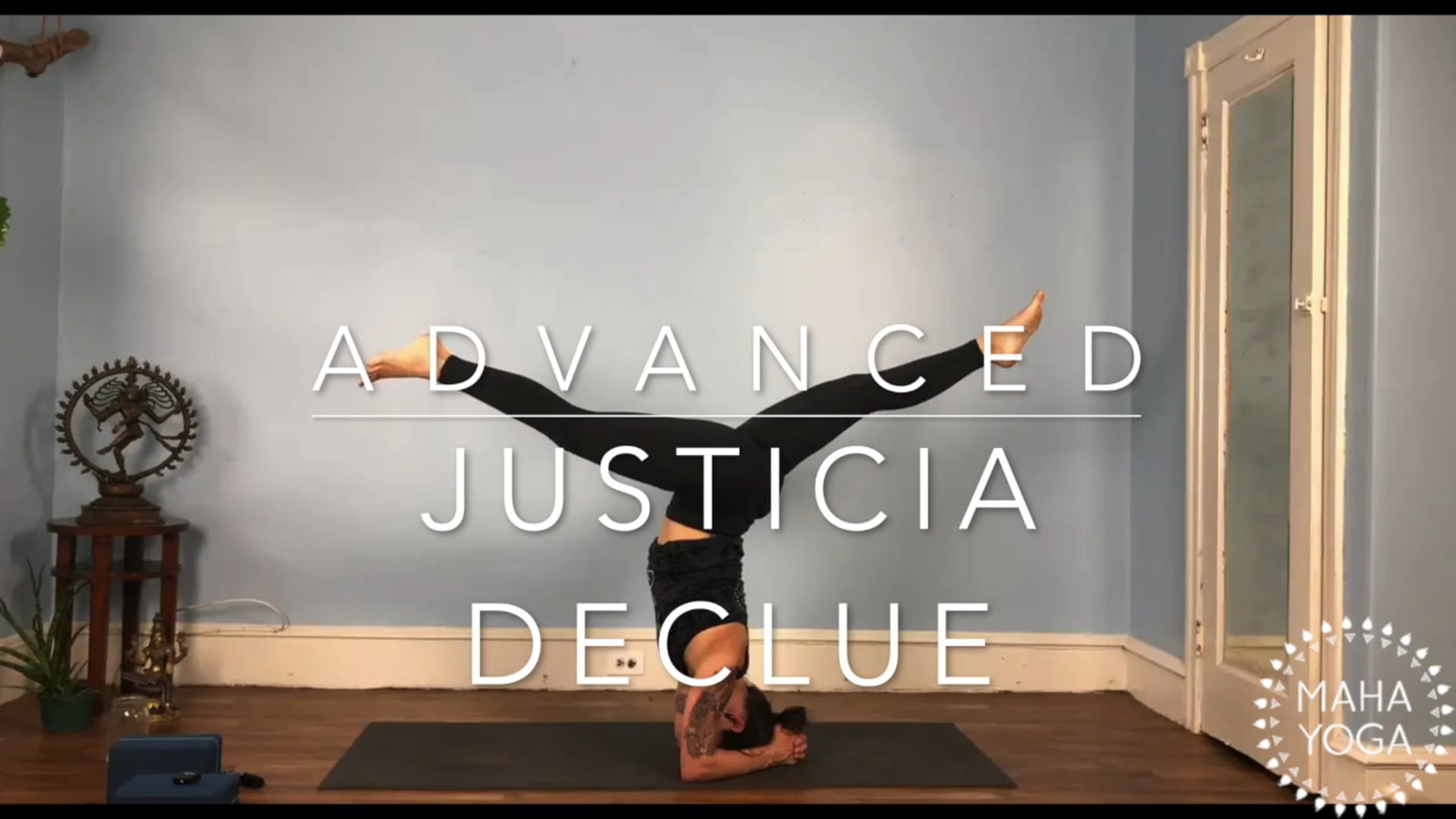 90 min advanced w/ Justicia: hamstrings & inversions