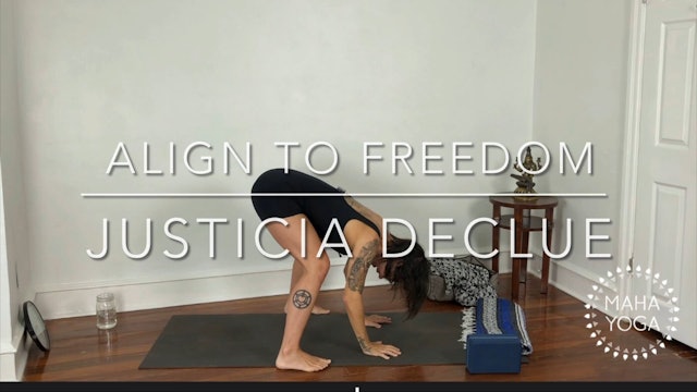 20 min basics w/ Justicia: align to freedom low back pain support