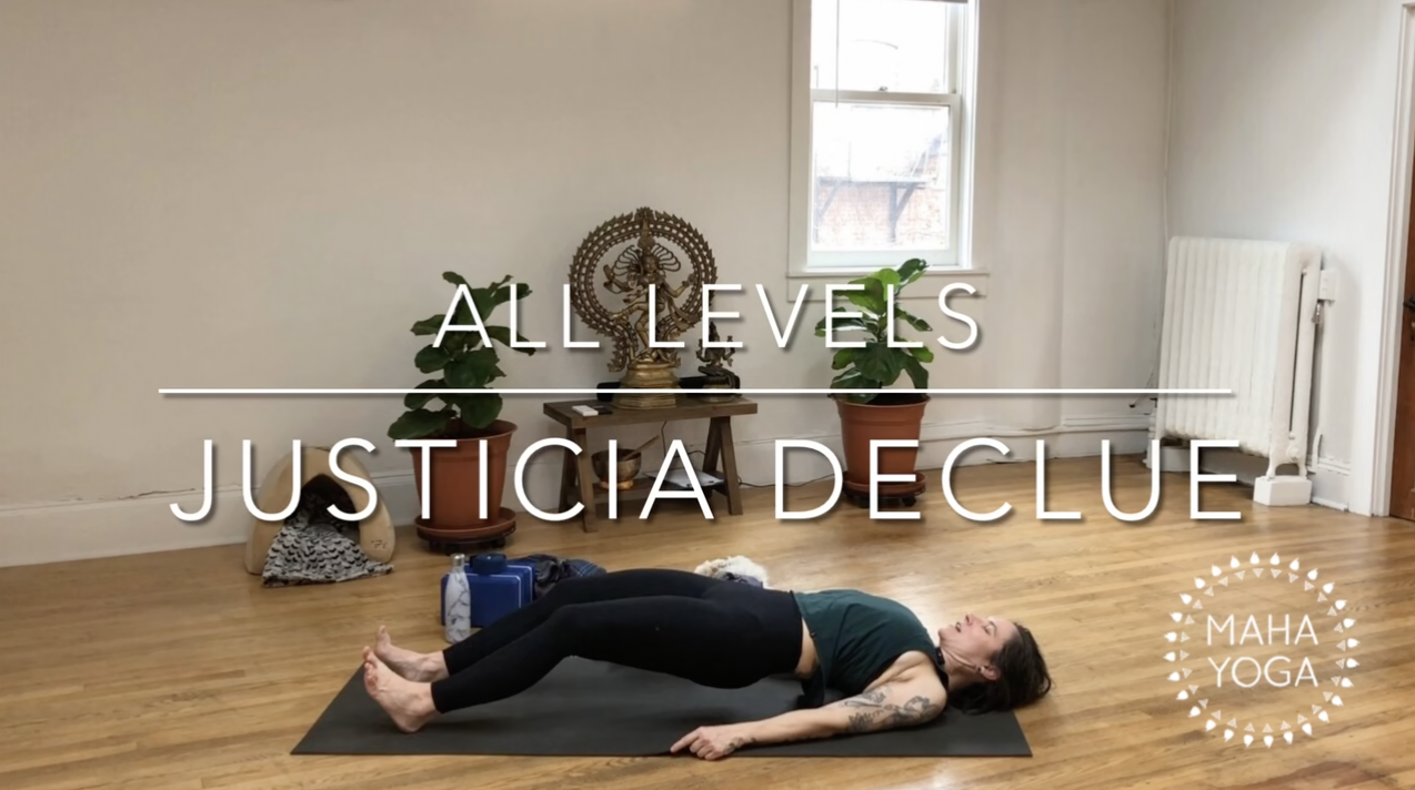 44 min all levels w/ Justicia: hip flexors + hamstrings