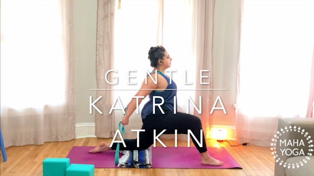 60 min gentle w/ Katrina: low lunge