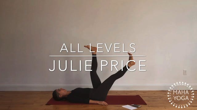 15 min all levels w/ Julie: core work...