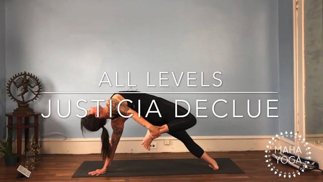 75 min all levels w/ Justicia: backbends