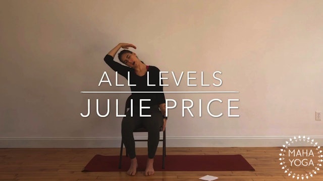 20 min all levels w/ Julie: stretch at your desk!