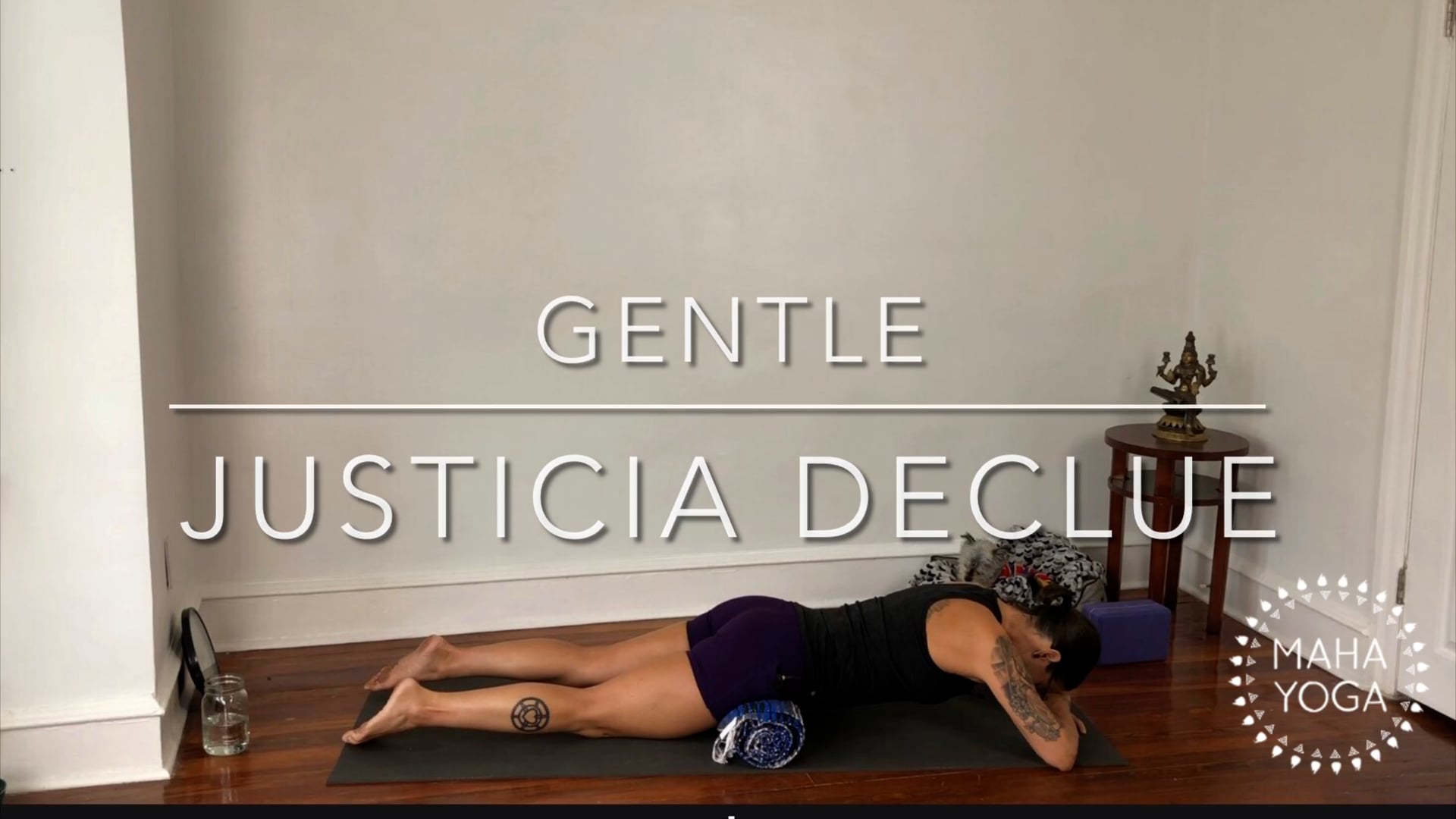 25 min gentle w/ Justicia: sciatica relief