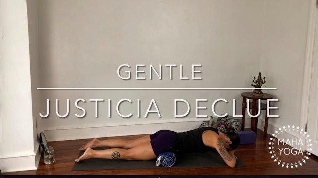 25 min gentle w/ Justicia: sciatica relief