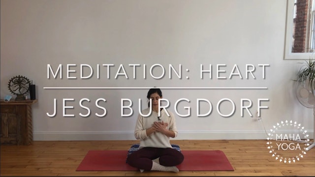 11 min meditation w/ Jess: focus on heart