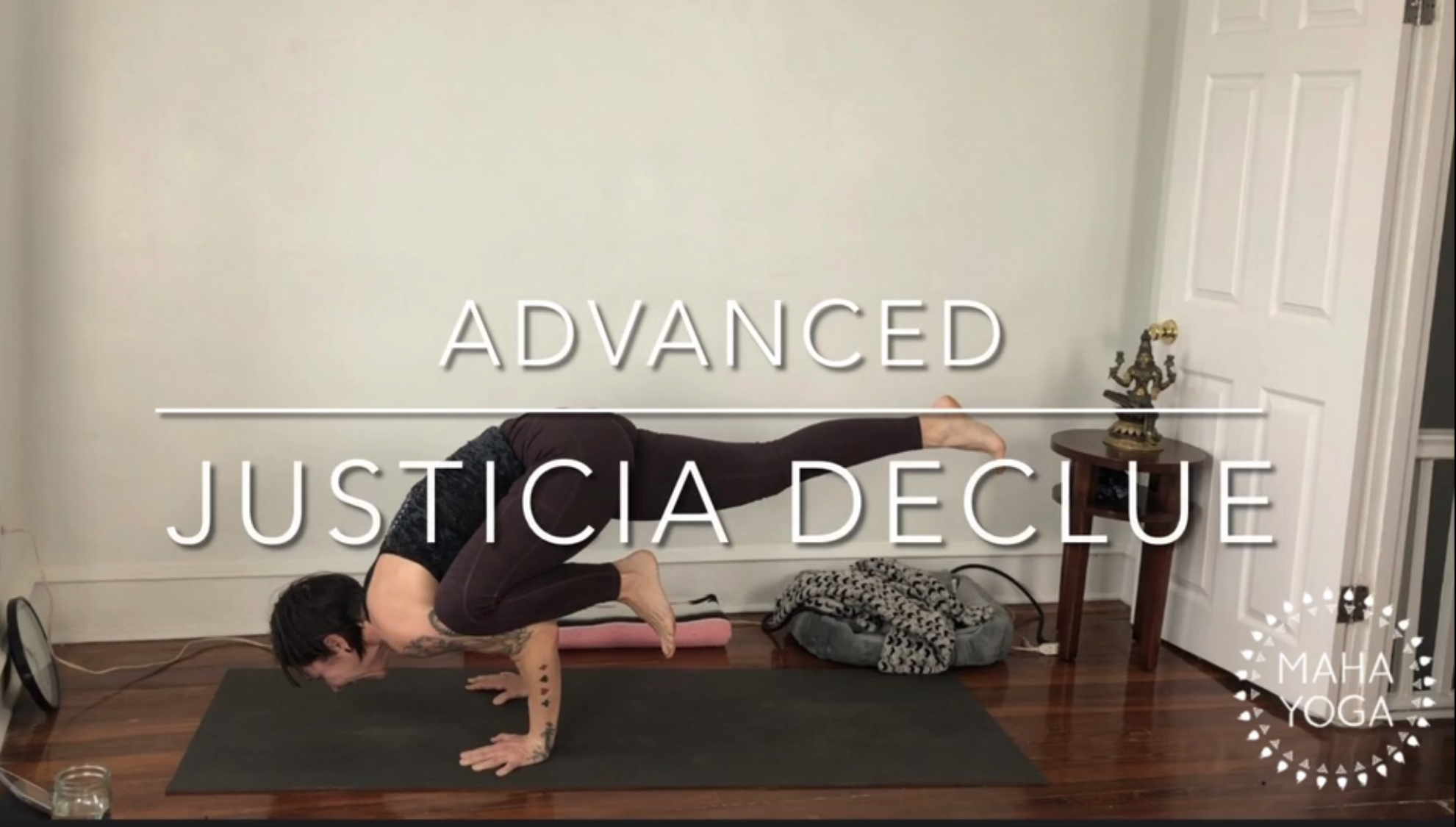 75 min advanced w/ Justicia: arm balances