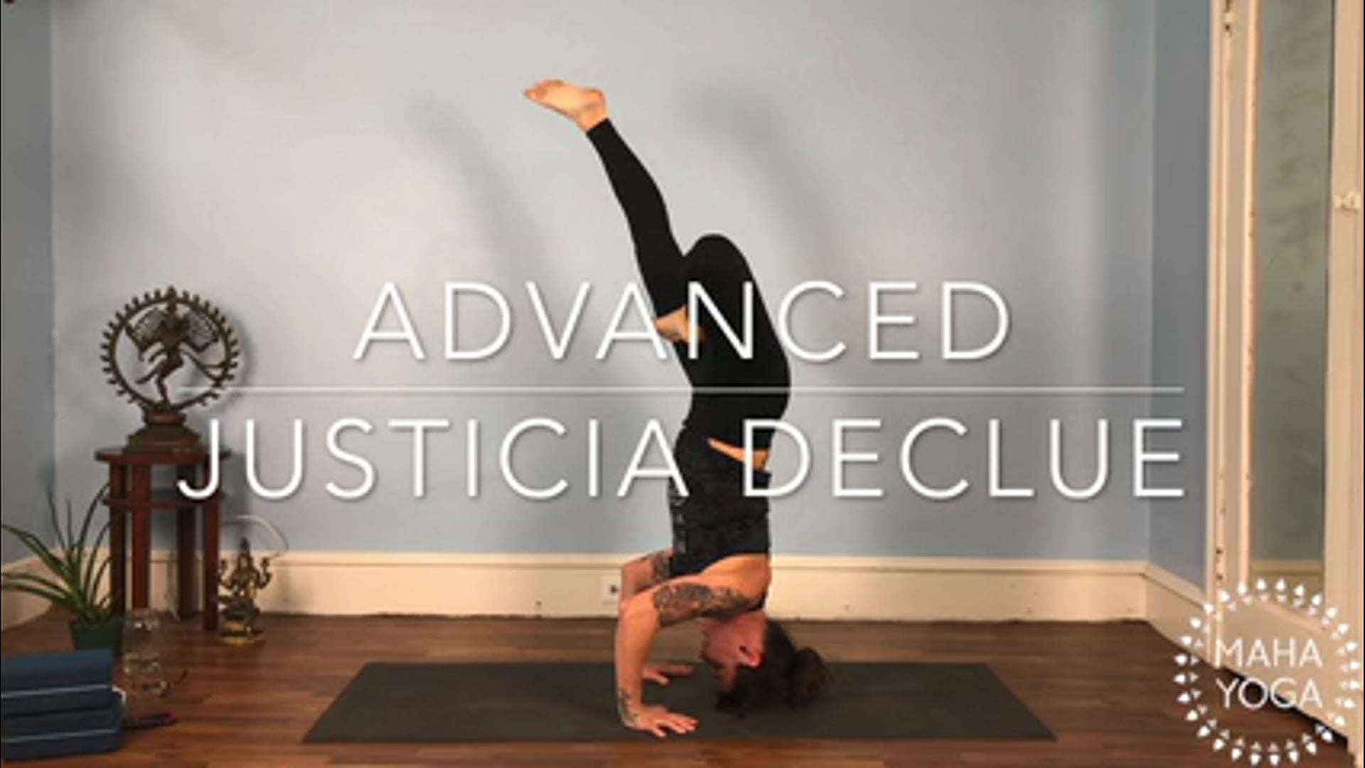120 min advanced w/ Justicia: hip openers (lotus) & Inversions