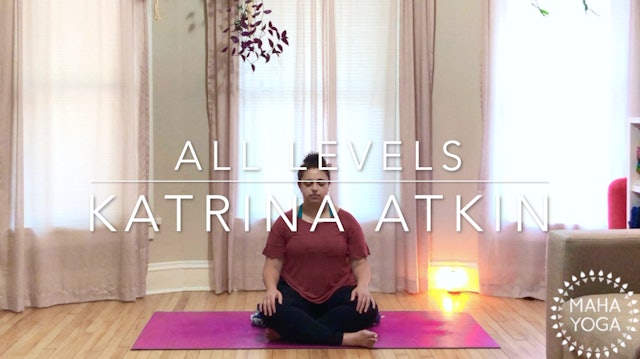 30 min all levels w/ Katrina: wind down and meditate