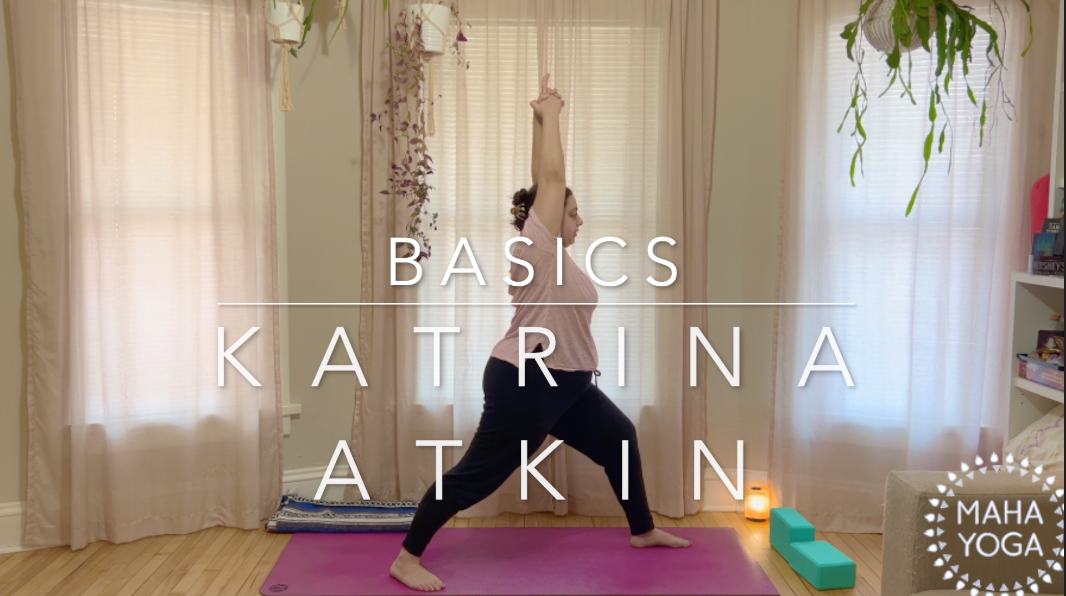30 min basics w Katrina: get into warrior 1
