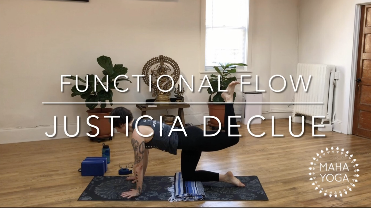 30 min functional flow w/ Justicia: bicycle recovery