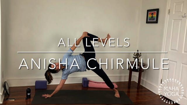 60 min all levels w/ Anisha: side plank