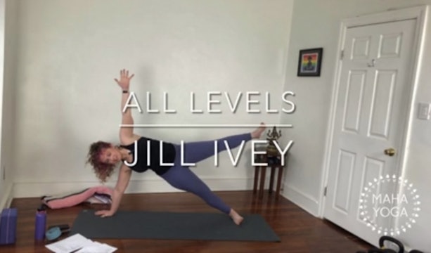 60 min all levels w/ Jill: side plank