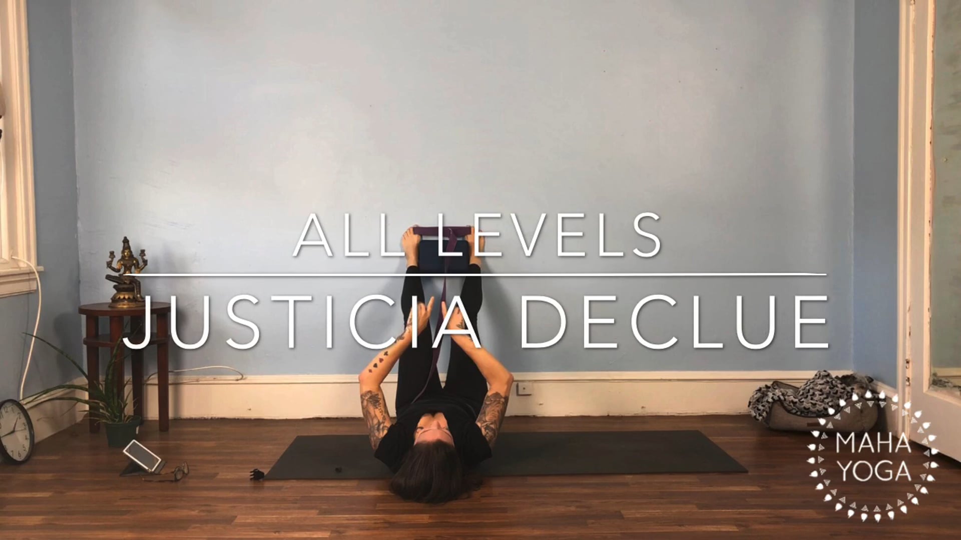 60 min all levels w/ Justicia: balanced backbends