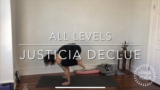 30 min all levels w/ Justicia: crow pose