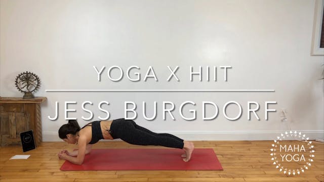 18 min yoga x HIIT w/ Jess: cardio