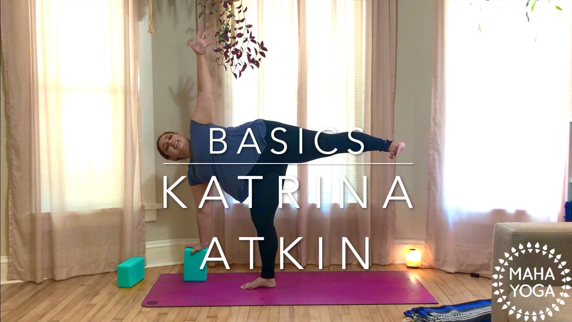 45 min basics w/ Katrina: get into half moon
