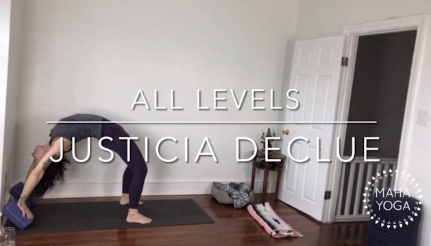 71 min all levels w/ Justicia: backbends