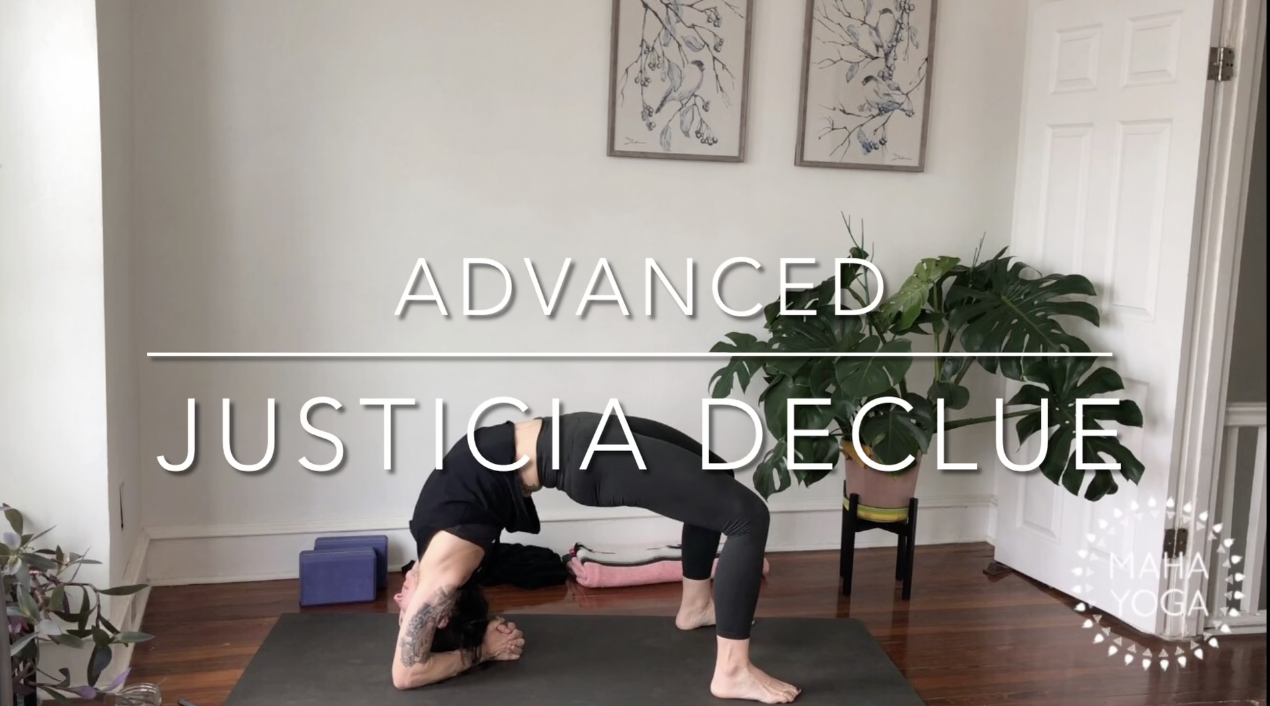60 min advanced w/ Justicia: heart openers + backbends