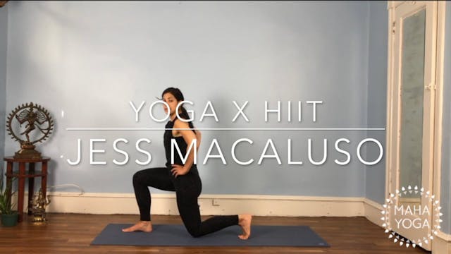 60 min yoga x HIIT w/ Jess: high inte...