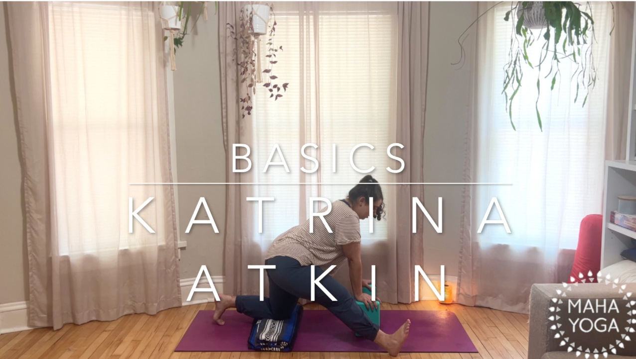 45 min basics w/ Katrina: get into ardha hanumanasana