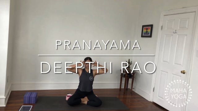 9 min pranayama w/ Deepthi: brahmari ...