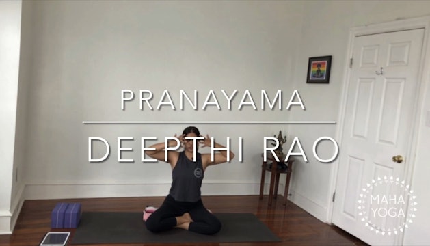 9 min pranayama w/ Deepthi: brahmari pranayama