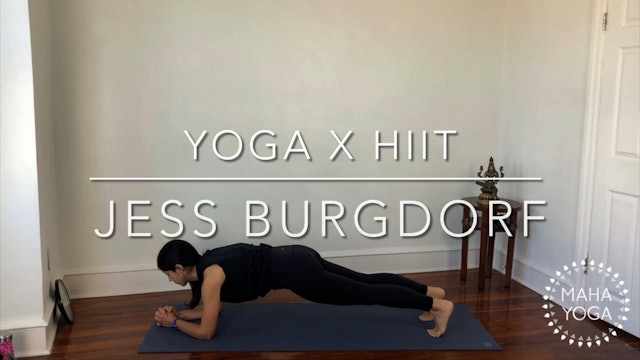 30 min all levels w/ Jess: yoga x HIIT